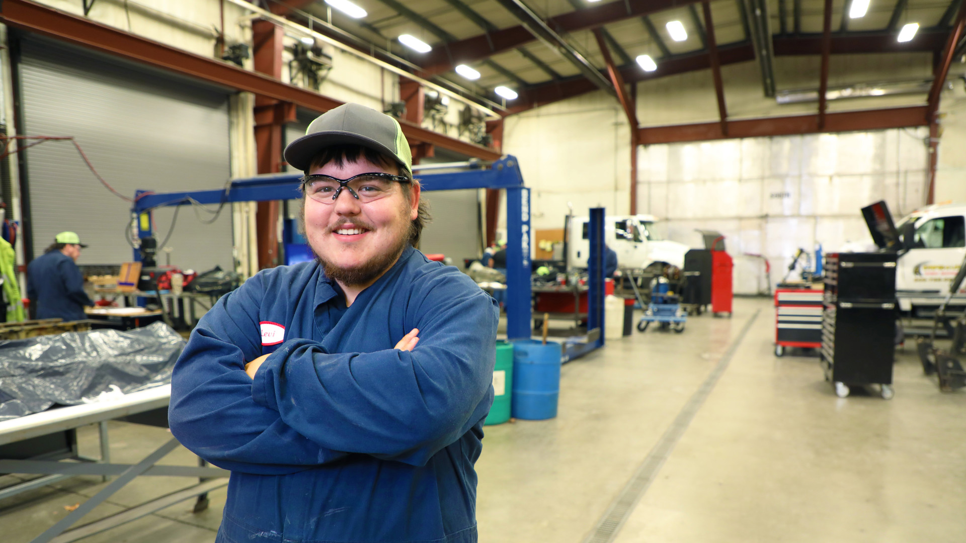 Diesel Technology student